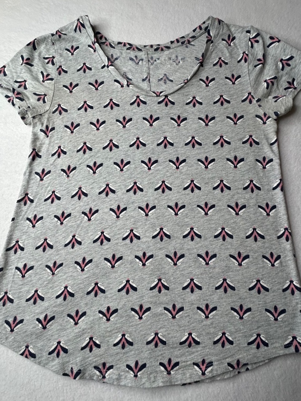 Loft Women's Top Shirt Vintage Soft XXS Gray